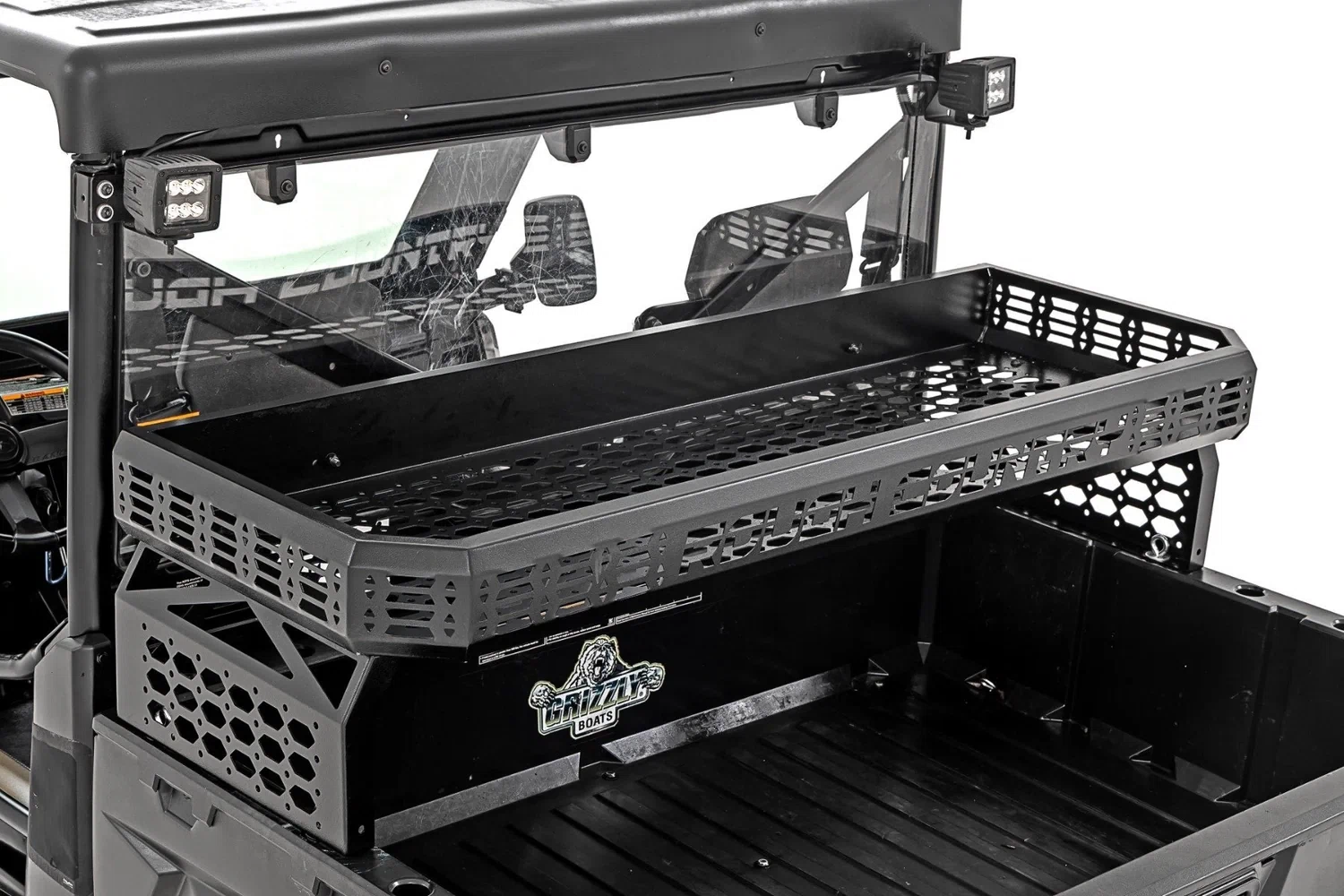 Rough Country Over Bed Cargo Rack - Polaris Ranger_Can-Am Defender - 99087
